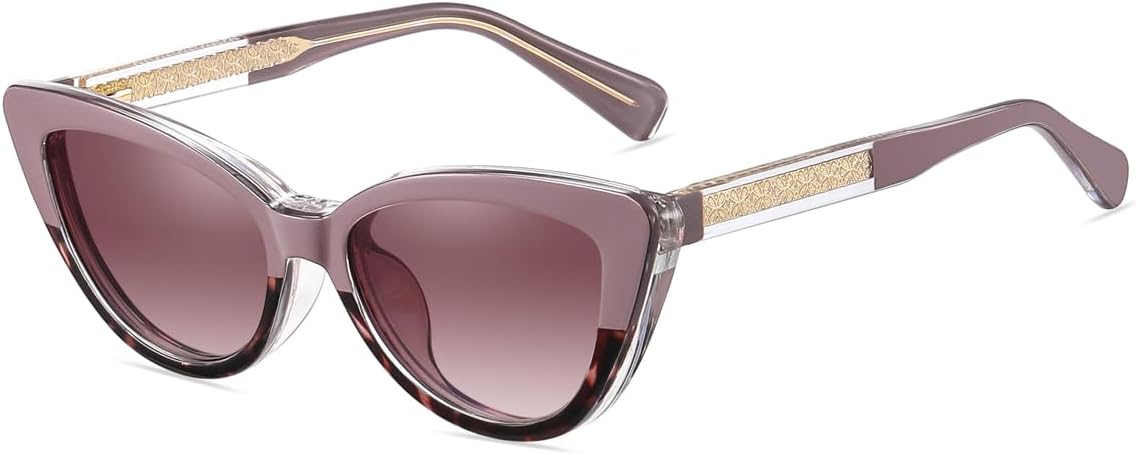 Женские поляризованные солнцезащитные очки с зажимом, оправа TR90, толстая рамка, магнитная застежка, защита от синего света, форма «кошачий глаз» LIGOES, Cameo Leopard Frame
Женские поляризованные солнцезащитные очки с зажимом, оправа TR90, толстая рамка, магнитная застежка, защита от синего света, форма «кошачий глаз» LIGOES, Cameo Leopard Frame