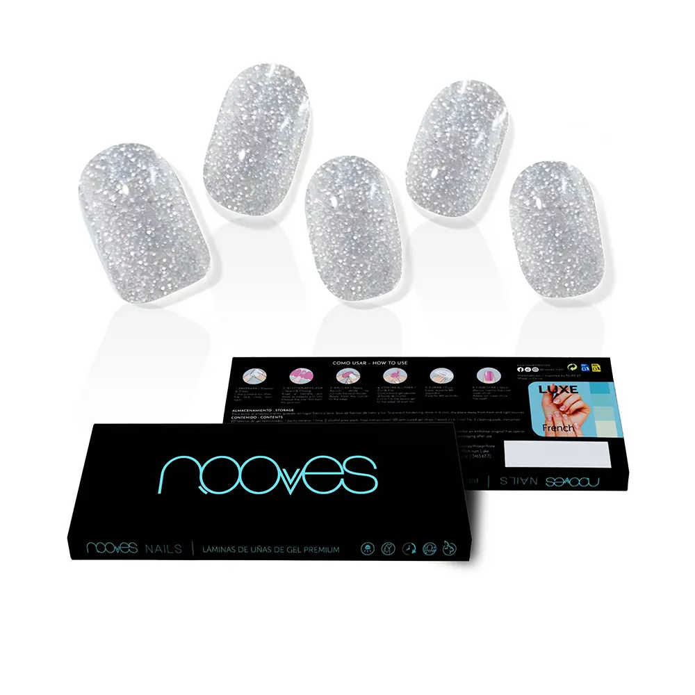 Накладные ногти Láminas De Uñas De Gel Dazzling Diva Premium Glam #Glitter Gris Nooves, 20 шт
Накладные ногти Láminas De Uñas De Gel Dazzling Diva Premium Glam #Glitter Gris Nooves, 20 шт