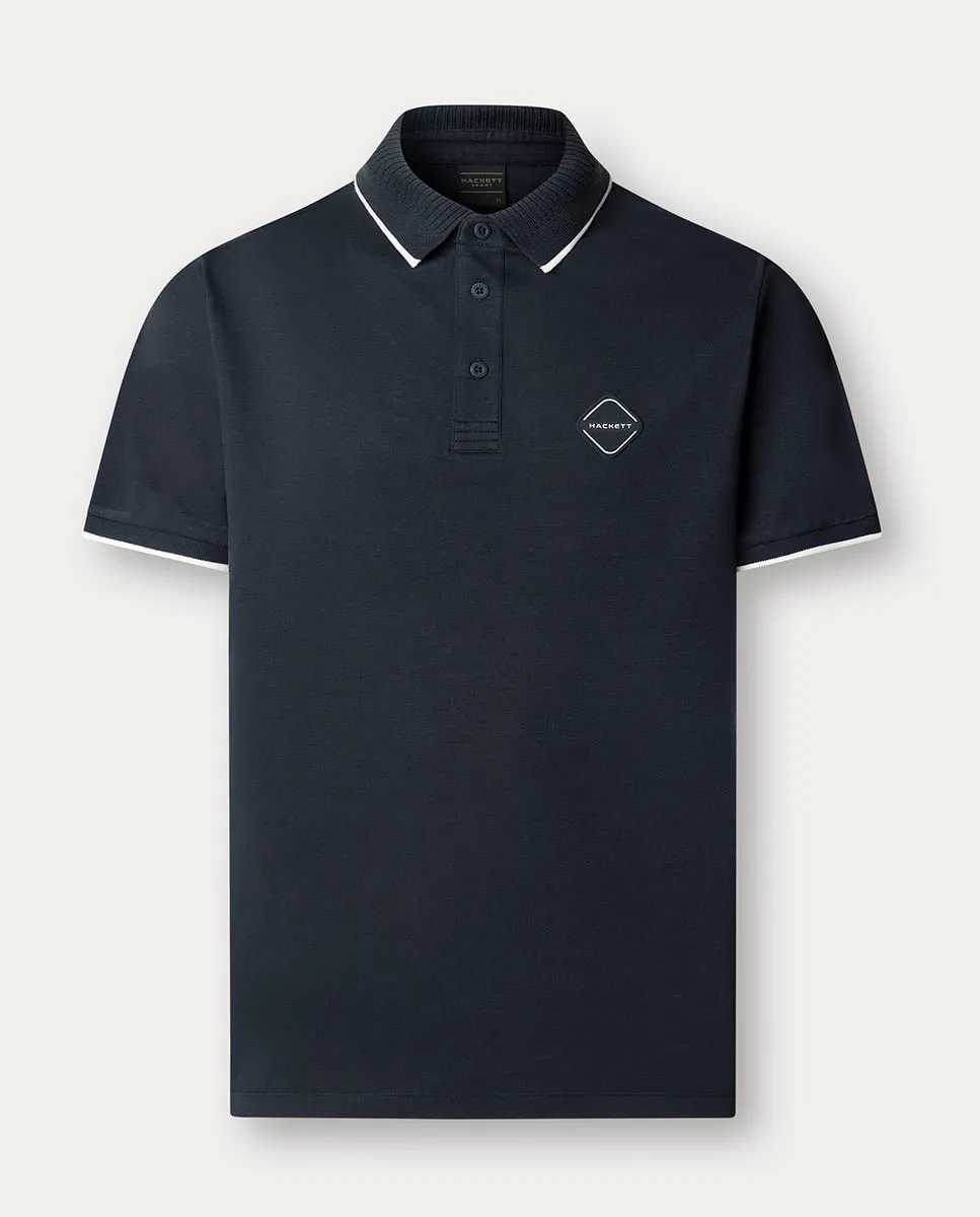 Мужская футболка поло с коротким рукавом с логотипом HS ромб, большие размеры Hackett, синий
Мужская футболка поло с коротким рукавом с логотипом HS ромб, большие размеры Hackett, синий