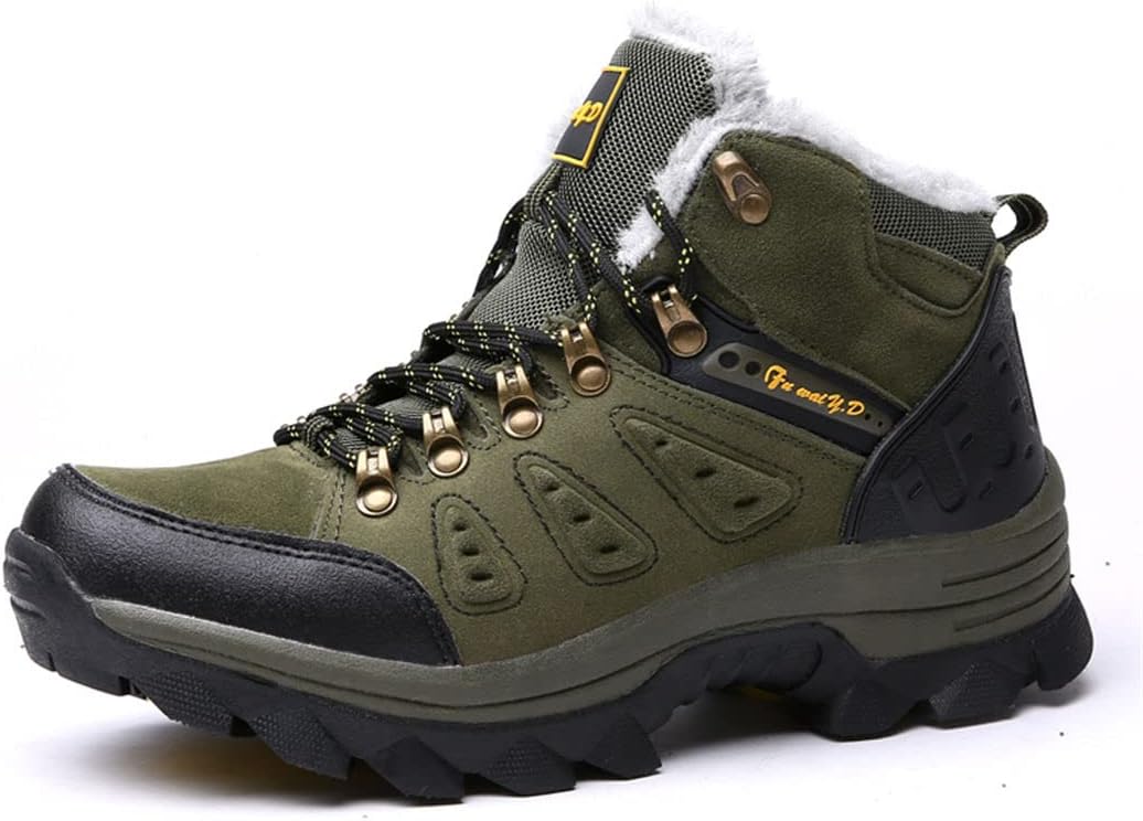Зимние мужские ботинки Kervaky с меховой подкладкой, утепленные, на шнуровке, противоскользящие, для зимнего туризма, зеленый
Зимние мужские ботинки Kervaky с меховой подкладкой, утепленные, на шнуровке, противоскользящие, для зимнего туризма, зеленый