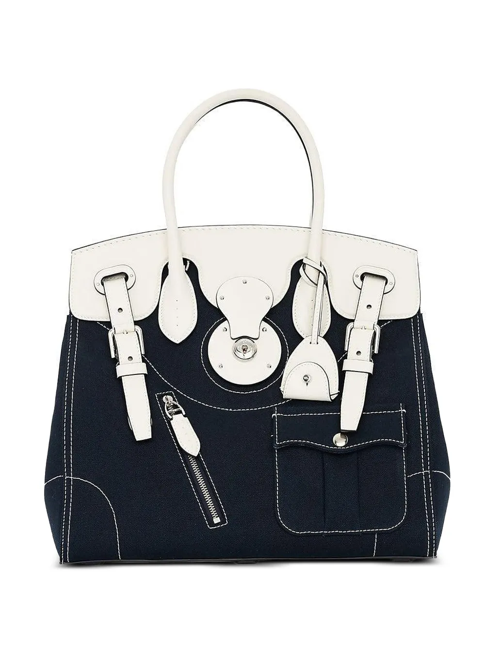 Сумка-тоут ricky с отделкой из телячьей кожи POLO RALPH LAUREN, синий
Сумка-тоут ricky с отделкой из телячьей кожи POLO RALPH LAUREN, синий