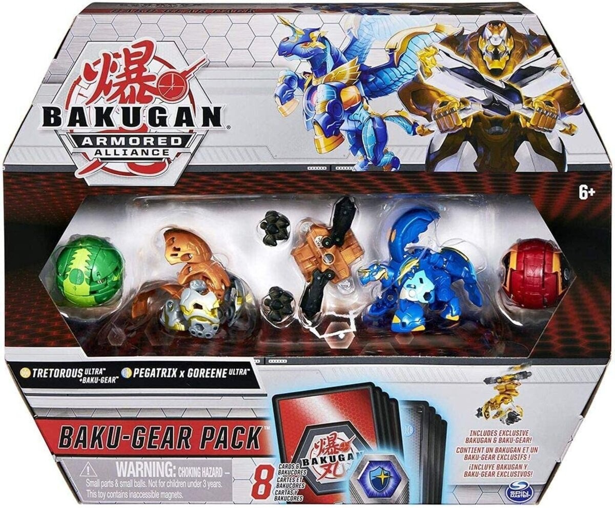 Набор Bakugan Baku-Gear из 4 фигурок и карт Tretorous Pegatrix x Goreene Spin Master
Набор Bakugan Baku-Gear из 4 фигурок и карт Tretorous Pegatrix x Goreene Spin Master