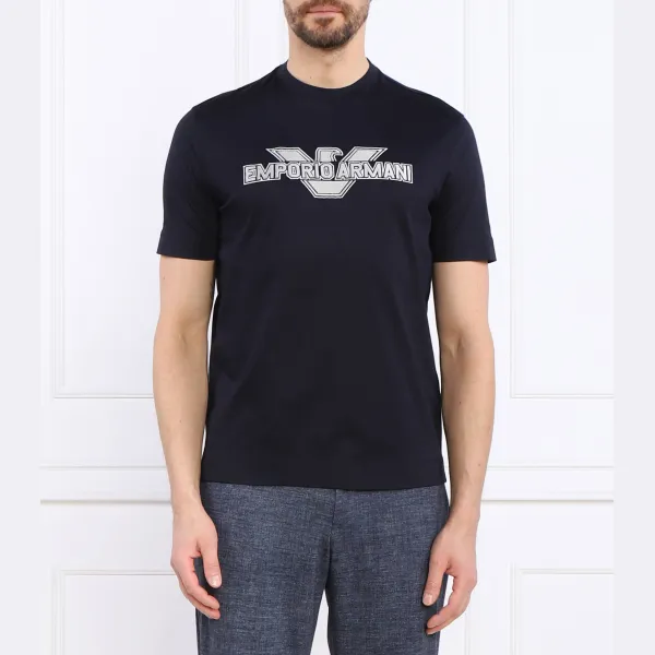 Футболка стандартного кроя Emporio Armani, синий
Футболка стандартного кроя Emporio Armani, синий