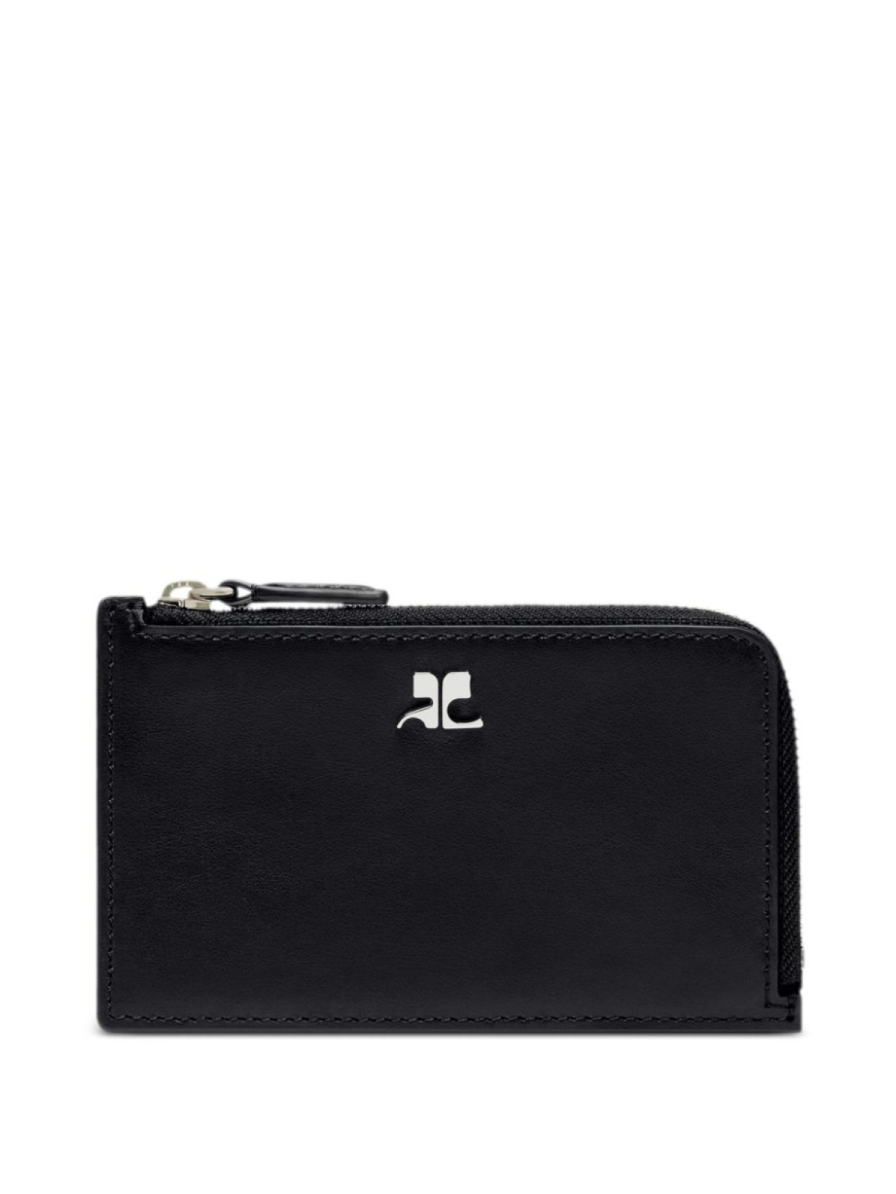Картхолдер на молнии Courrèges, черный 
Картхолдер на молнии Courrèges, черный