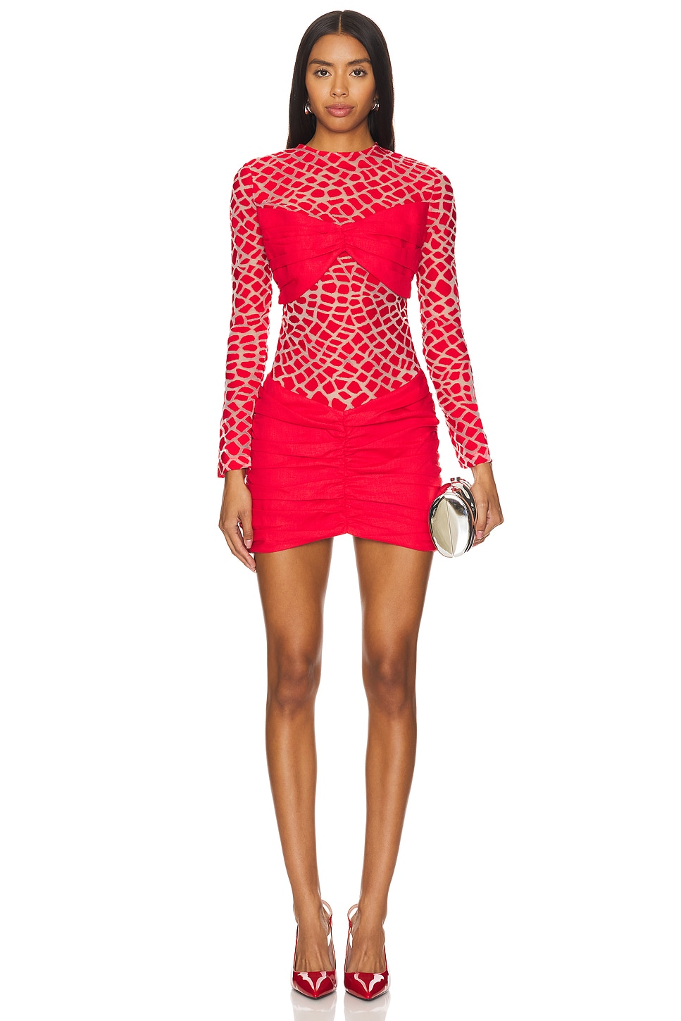 Прозрачное мини-платье Selmacilek, красный
Прозрачное мини-платье Selmacilek, красный