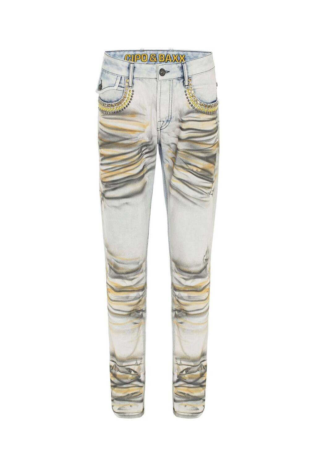 Джинсы в экстравагантном виде CIPO & BAXX, серый
Джинсы в экстравагантном виде CIPO & BAXX, серый