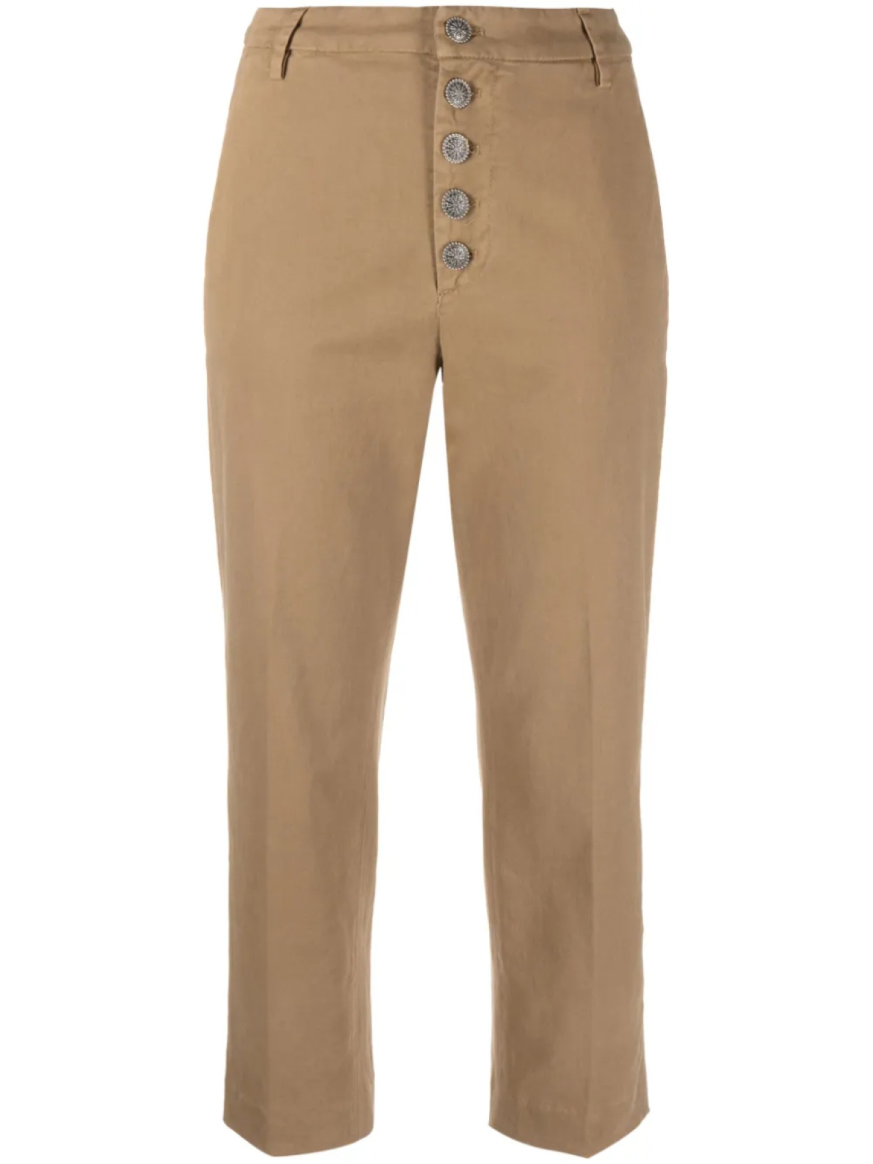 DONDUP укороченные брюки прямого кроя, коричневый
DONDUP укороченные брюки прямого кроя, коричневый