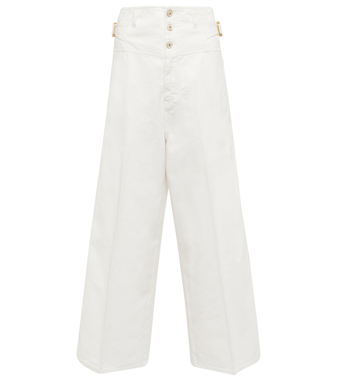 Укороченные джинсы с высокой посадкой и широкими штанинами Etro, Bianco
Укороченные джинсы с высокой посадкой и широкими штанинами Etro, Bianco