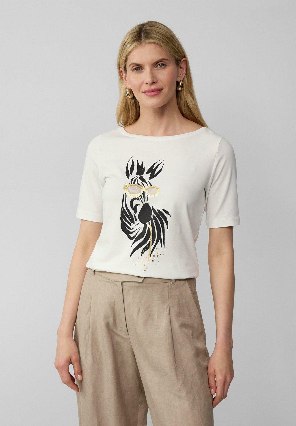 Футболка с принтом s.Oliver BLACK LABEL, кремовый
Футболка с принтом s.Oliver BLACK LABEL, кремовый