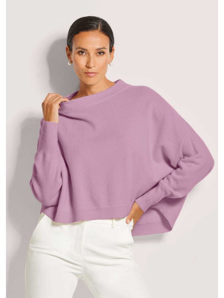 MADELEINE Кашемировый свитер с круглым вырезом сиреневого цвета
MADELEINE Кашемировый свитер с круглым вырезом сиреневого цвета