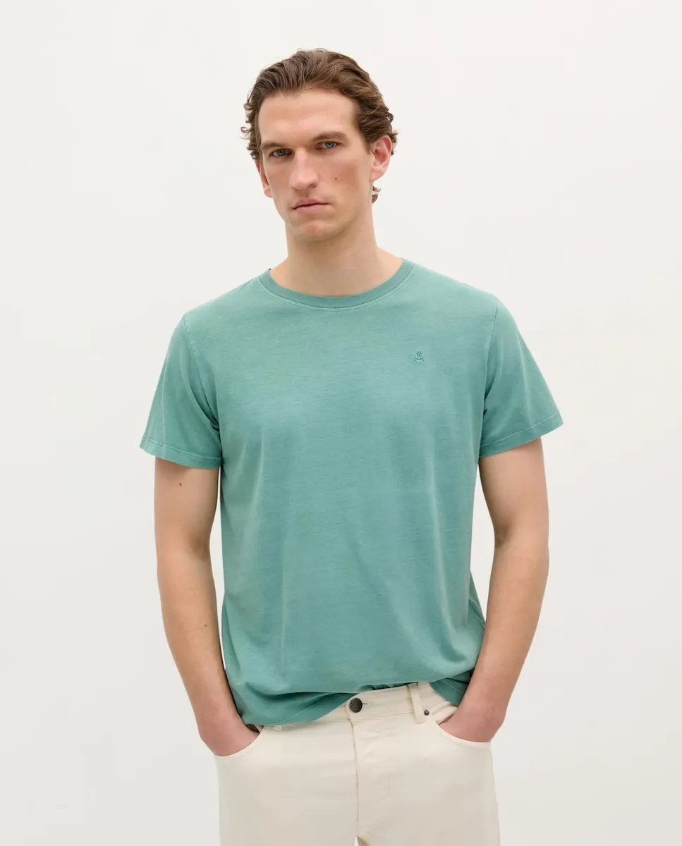 Мужская хлопковая футболка с короткими рукавами Scalpers, зеленый
Мужская хлопковая футболка с короткими рукавами Scalpers, зеленый