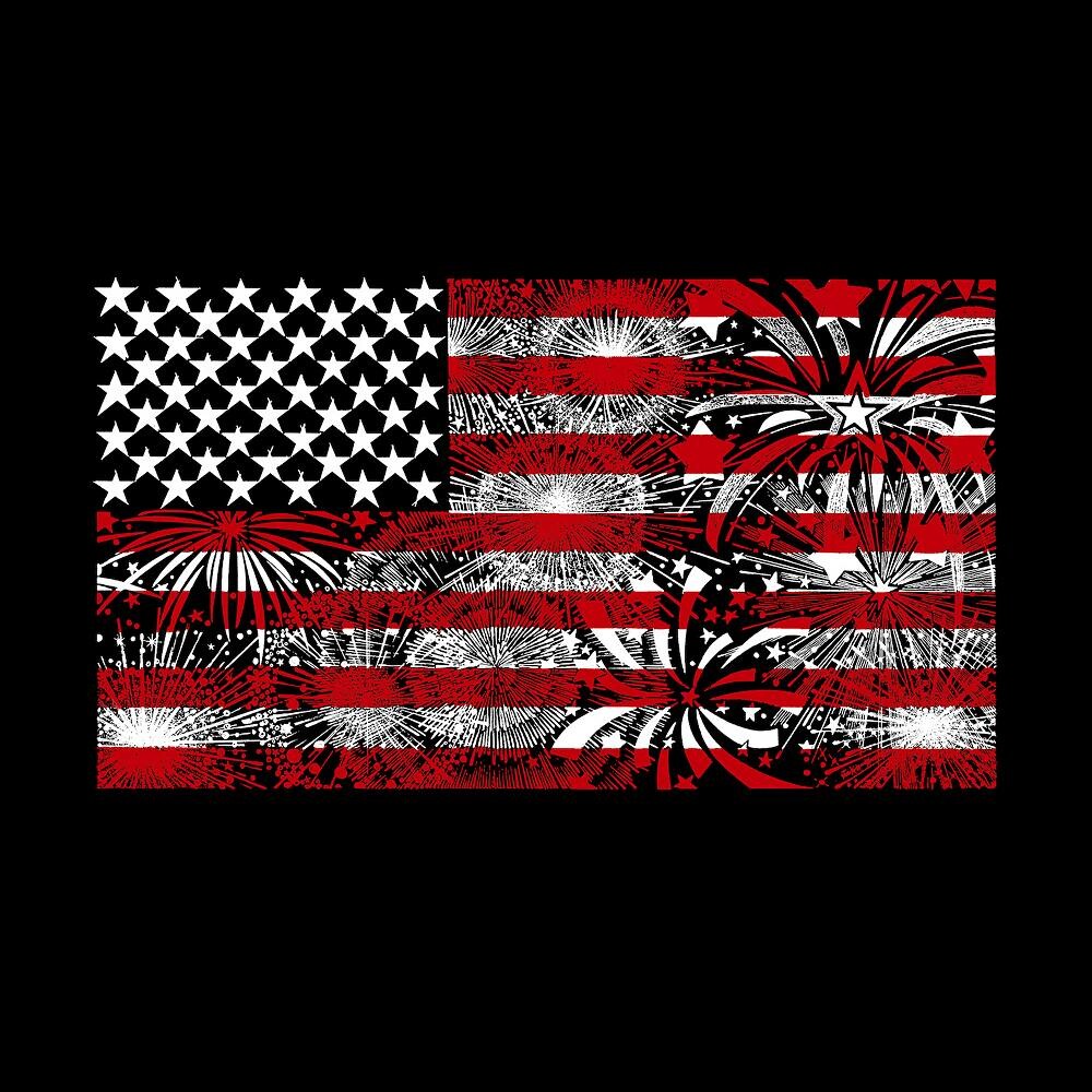 Американский флаг Fireworks — женская футболка с v-образным вырезом и надписью Word Art LA Pop Art, черный
Американский флаг Fireworks — женская футболка с v-образным вырезом и надписью Word Art LA Pop Art, черный