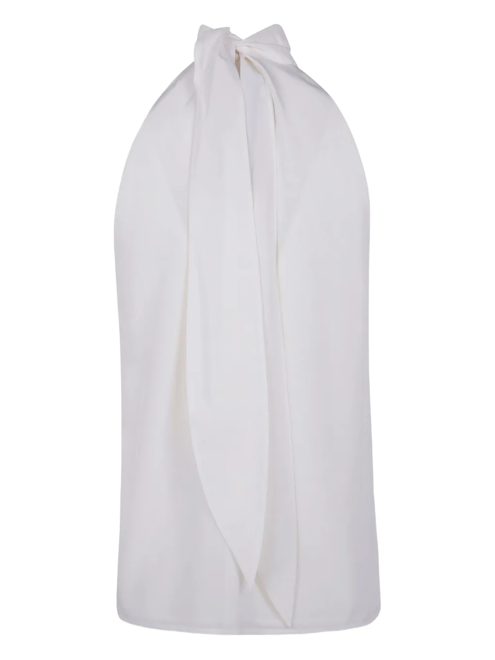 Шелковый топ с халтер-воротником MAX MARA, белый
Шелковый топ с халтер-воротником MAX MARA, белый