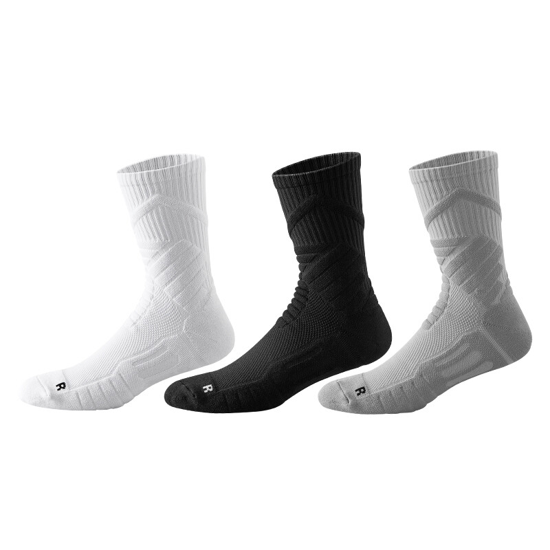 Мужские баскетбольные носки Sakuin Zeroin, Белый + Черный + Серый
Мужские баскетбольные носки Sakuin Zeroin, Белый + Черный + Серый