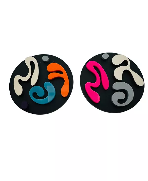 3D круглые шпильки Swanky Designs, black
3D круглые шпильки Swanky Designs, black