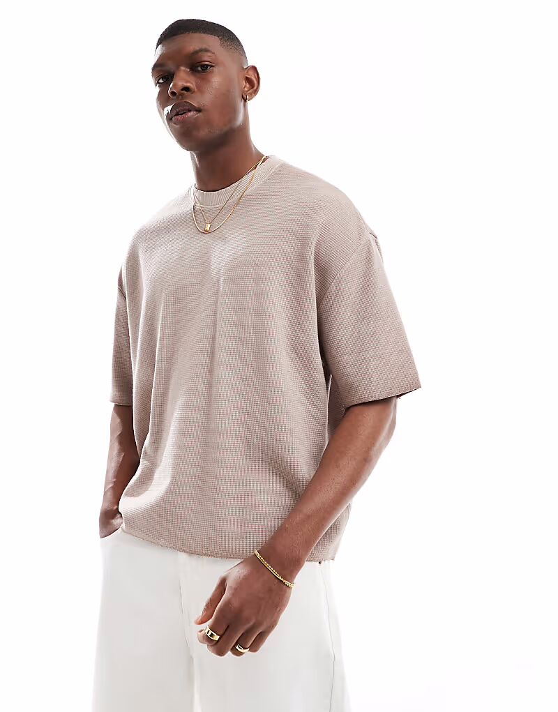 Футболка Bershka вафельного тона серого цвета
Футболка Bershka вафельного тона серого цвета