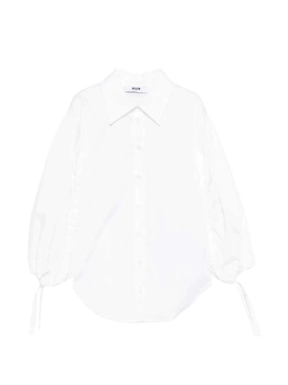 Рубашка с рукавами на кулисках Msgm Kids, белый
Рубашка с рукавами на кулисках Msgm Kids, белый