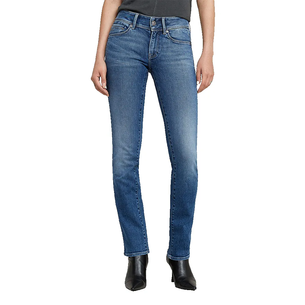 Джинсы G-Star Midge Slim Straight, синий 
Джинсы G-Star Midge Slim Straight, синий