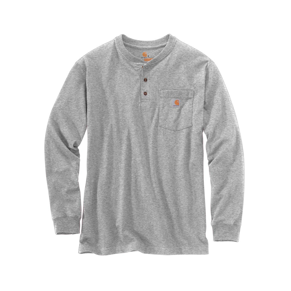 Футболка Carhartt Men's Henry Collar Thickened Straight Fit, серый
Футболка Carhartt Men's Henry Collar Thickened Straight Fit, серый