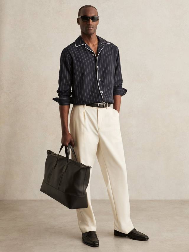 Футболка Strella с длинным рукавом и воротником в полоску Reiss
Футболка Strella с длинным рукавом и воротником в полоску Reiss