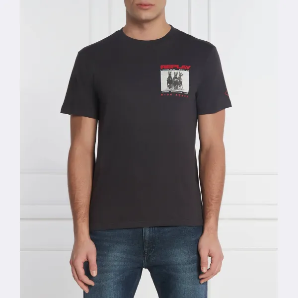 Футболка стандартного кроя Replay, черный
Футболка стандартного кроя Replay, черный