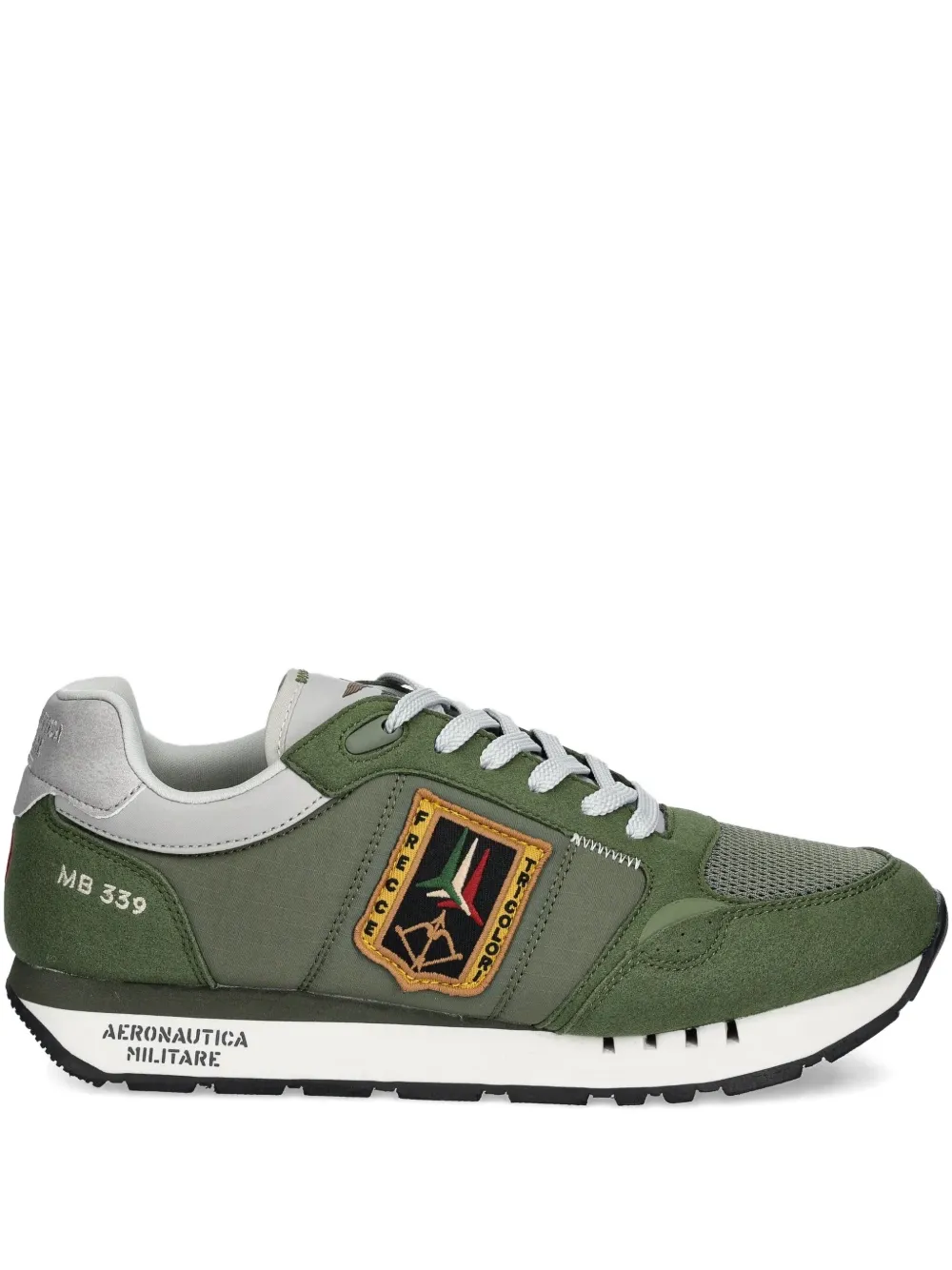 Кроссовки со вставками Aeronautica Militare, зеленый
Кроссовки со вставками Aeronautica Militare, зеленый