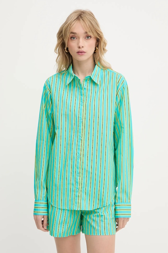 Хлопковая рубашка TANDAM Silvian Heach, бирюзовый
Хлопковая рубашка TANDAM Silvian Heach, бирюзовый