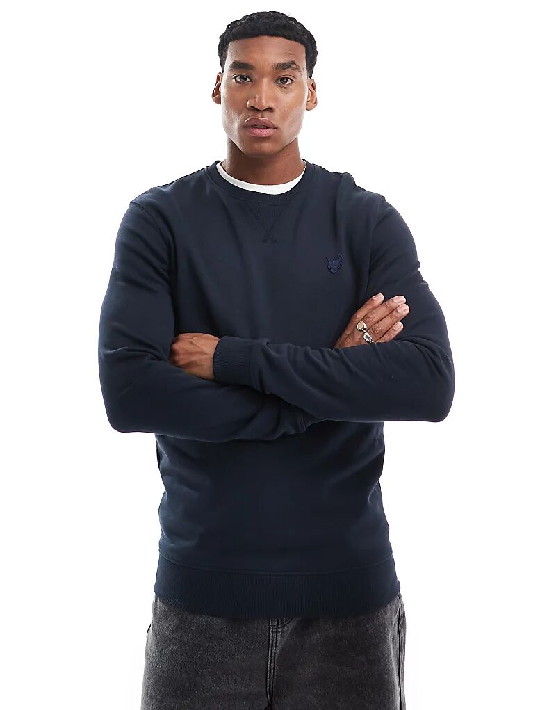 Толстовка Tonal Eagle с круглым вырезом темно-синего цвета Lyle & Scott
Толстовка Tonal Eagle с круглым вырезом темно-синего цвета Lyle & Scott