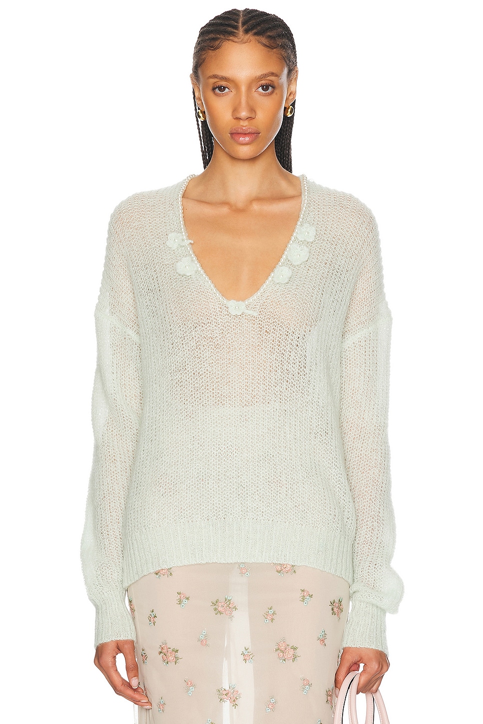 Свитер с длинными рукавами Moschino Jeans, зеленый
Свитер с длинными рукавами Moschino Jeans, зеленый