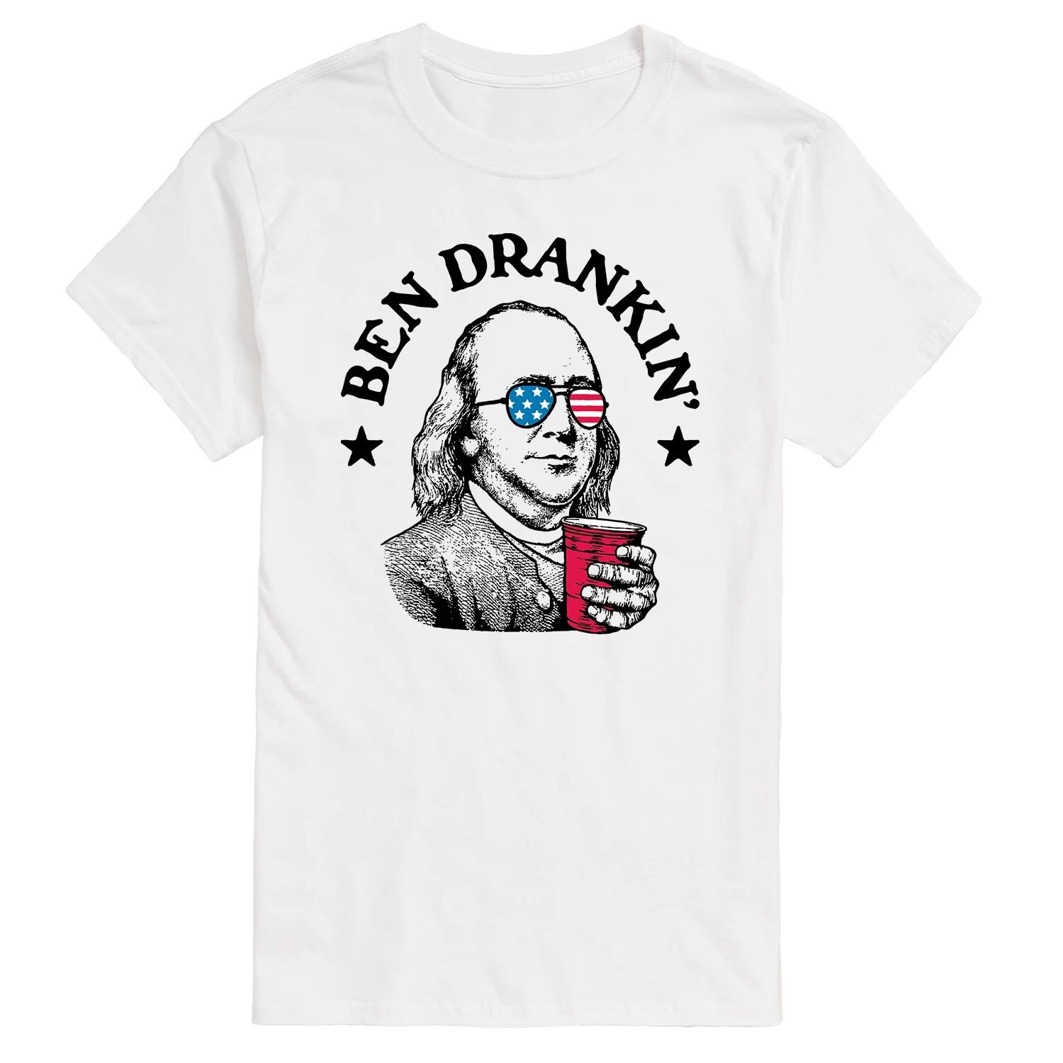 Мужская футболка с рисунком Ben Drankin Licensed Character
Мужская футболка с рисунком Ben Drankin Licensed Character