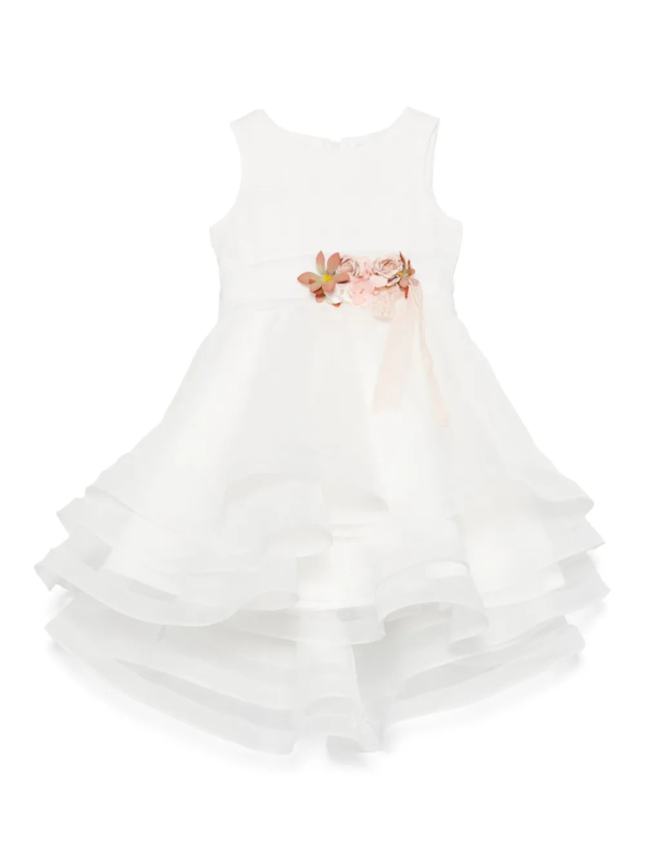 Платье с цветочной аппликацией Mimilù, белый
Платье с цветочной аппликацией Mimilù, белый