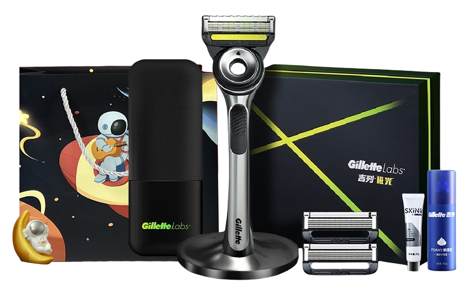 Набор бритв Aurora Knife Manual с пятью лезвиями Gillette
Набор бритв Aurora Knife Manual с пятью лезвиями Gillette