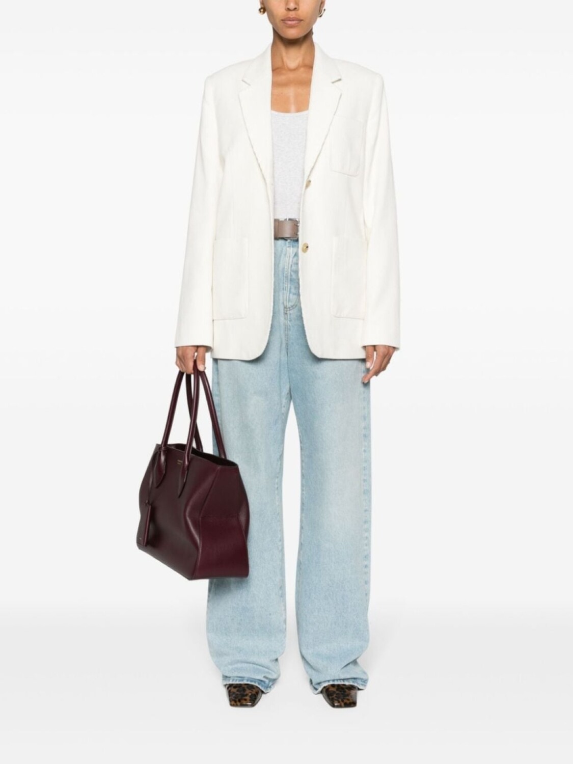 TOTEME однобортный вельветовый пиджак, белый
TOTEME однобортный вельветовый пиджак, белый