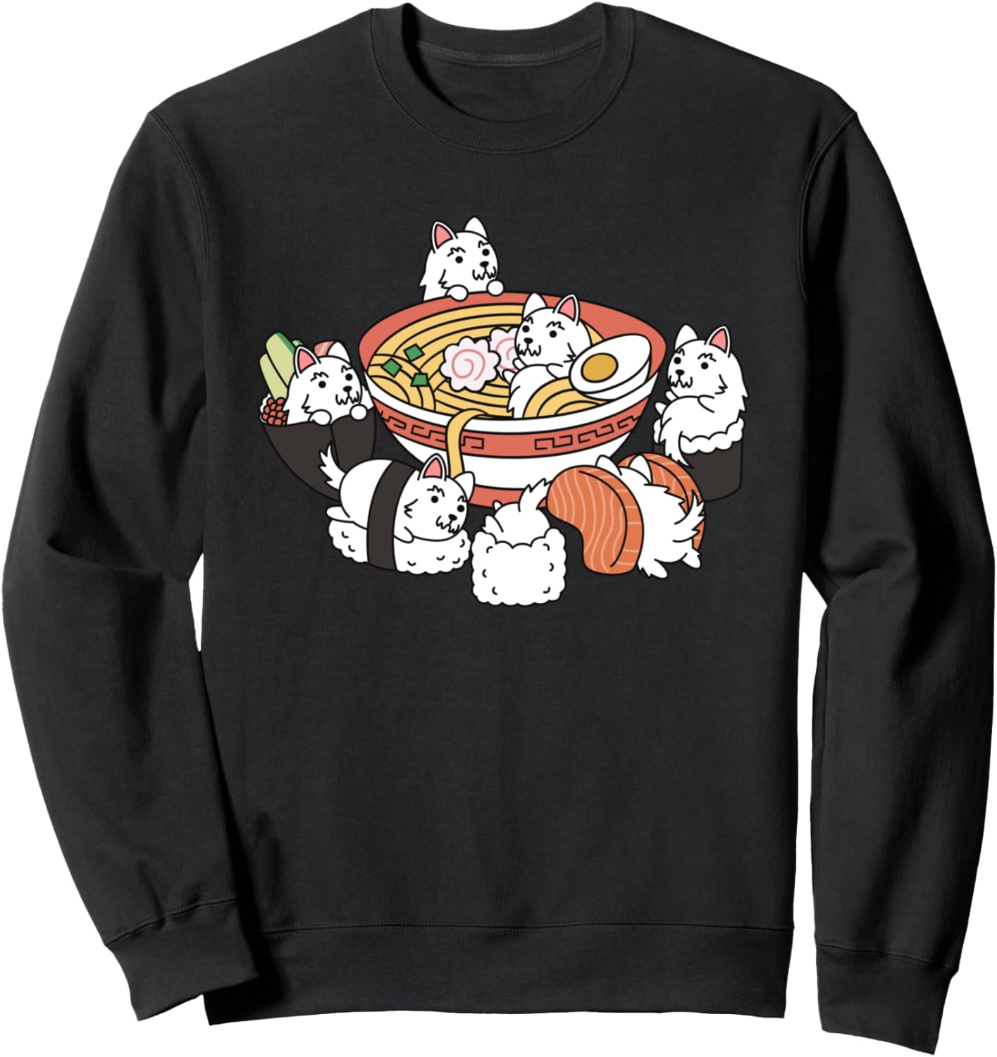 Рамен Суши Вест-хайлендский белый терьер (вест-хайлендский терьер) Толстовка с изображением собаки Funny West Highland White Terrier/Westy Gifts
Рамен Суши Вест-хайлендский белый терьер (вест-хайлендский терьер) Толстовка с изображением собаки Funny West Highland White Terrier/Westy Gifts