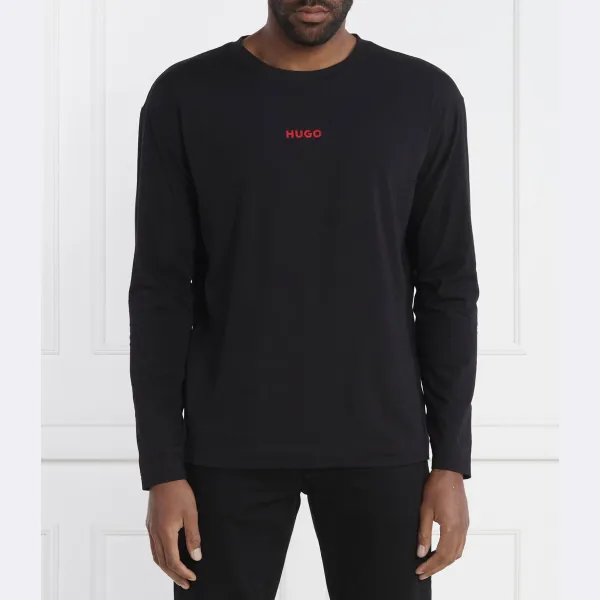 Рубашка с длинными рукавами и завязками Hugo, черный
Рубашка с длинными рукавами и завязками Hugo, черный