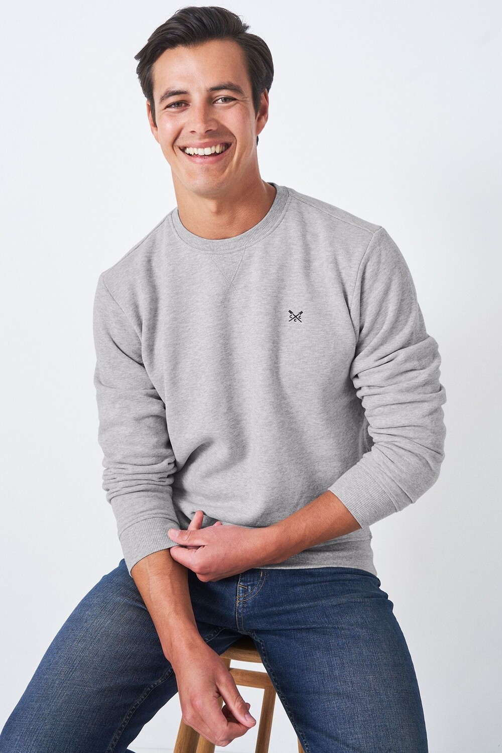 Толстовка Crew Clothing со скрещенными веслами и круглым вырезом Crew Clothing Company, серый
Толстовка Crew Clothing со скрещенными веслами и круглым вырезом Crew Clothing Company, серый