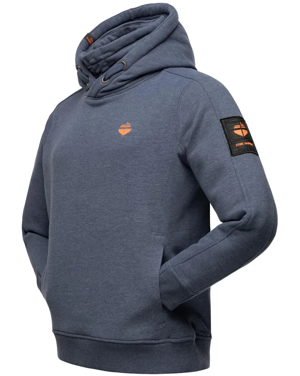 Stone Harbour Hoodie "Emilio Eduardo", мужская толстовка с капюшоном и высоким воротником, синий
Stone Harbour Hoodie "Emilio Eduardo", мужская толстовка с капюшоном и высоким воротником, синий