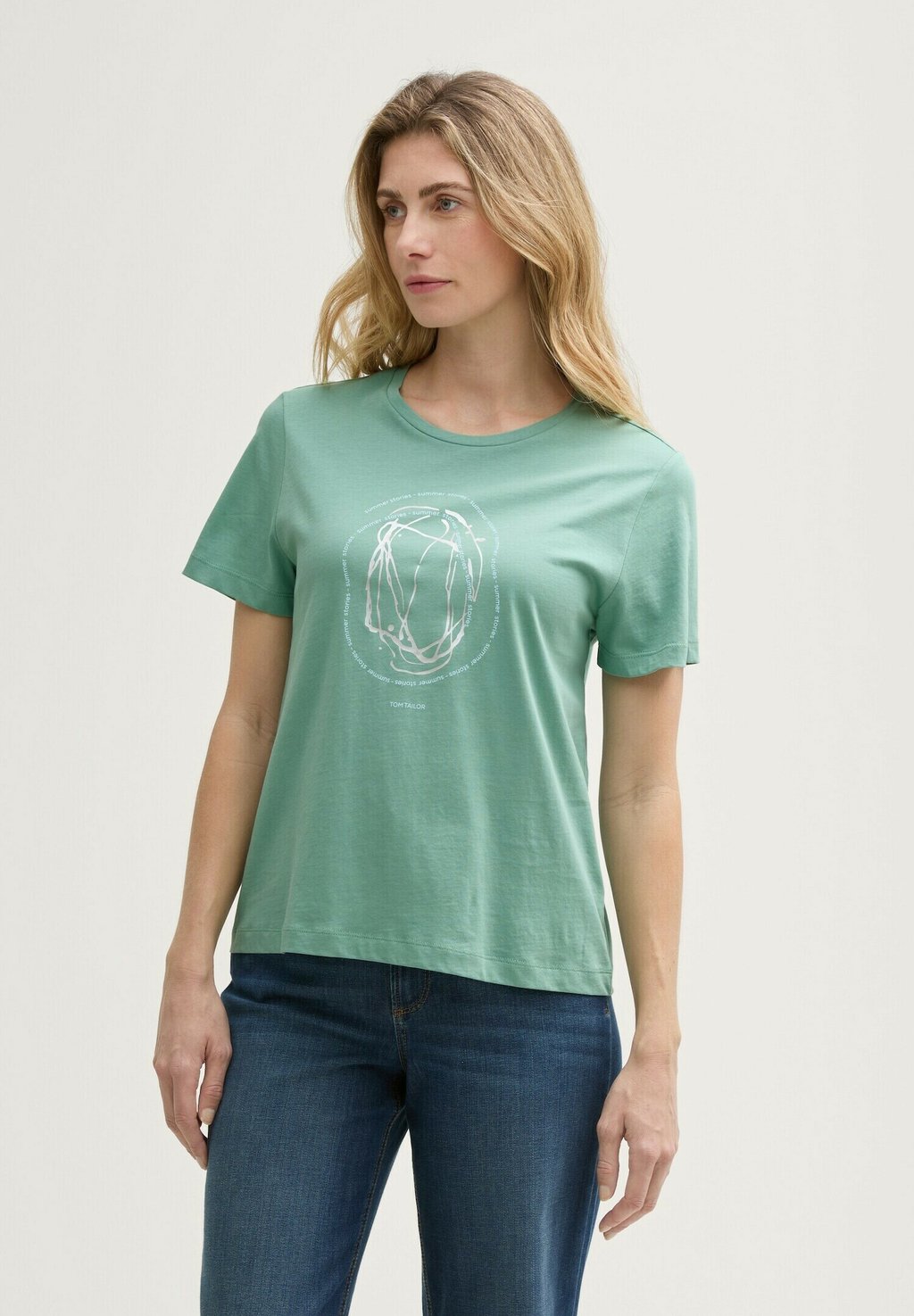 Футболка с принтом CREW NECK TOM TAILOR, зеленый
Футболка с принтом CREW NECK TOM TAILOR, зеленый