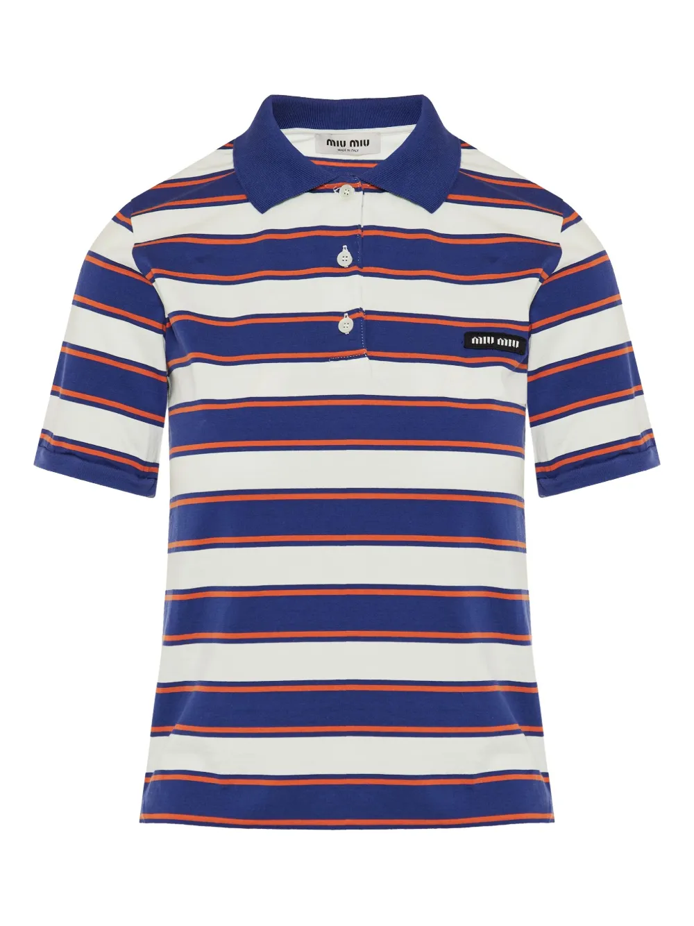 Поло в полоску Miu Miu, синий
Поло в полоску Miu Miu, синий