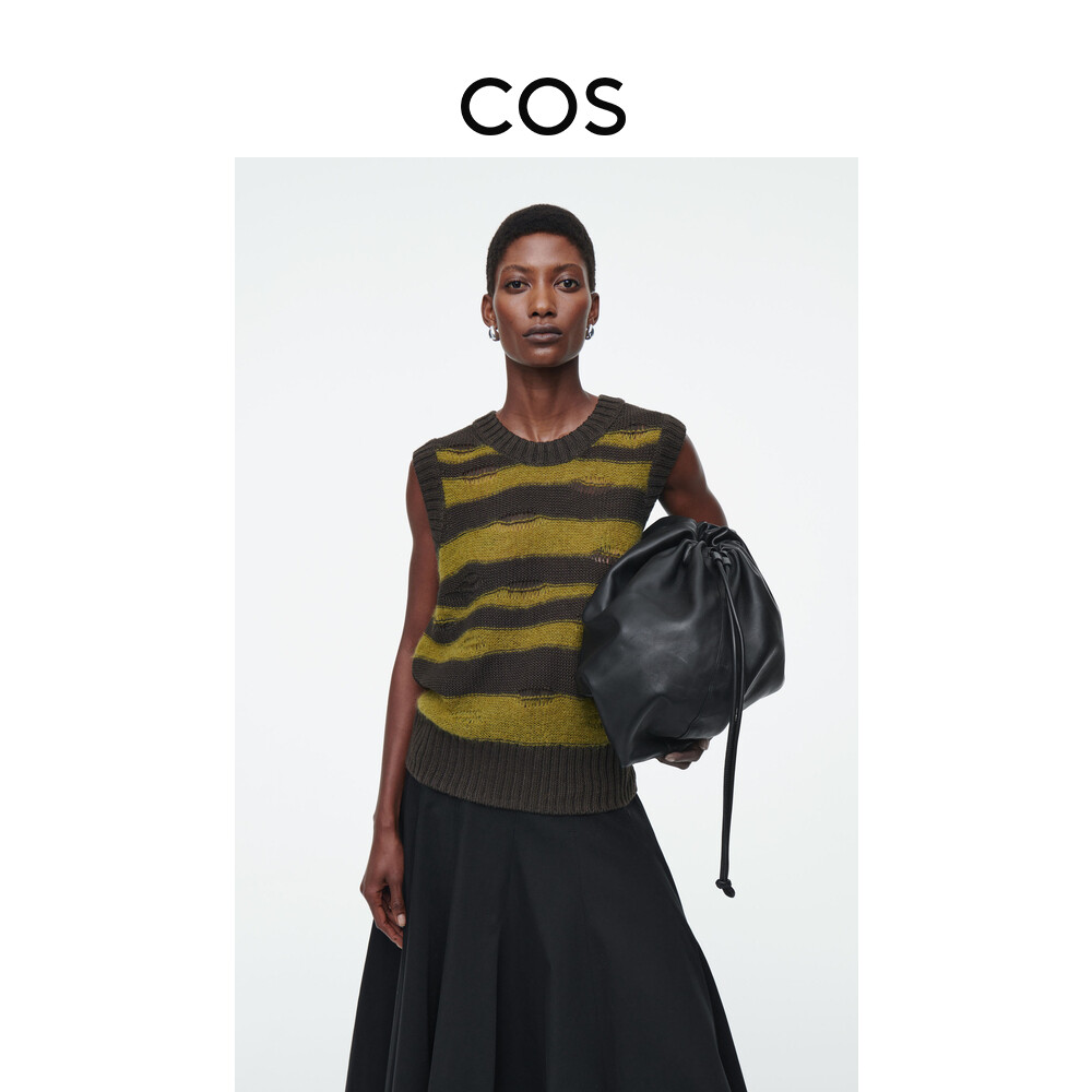 Смесовый жилет Cos в пеструю полоску, зеленый
Смесовый жилет Cos в пеструю полоску, зеленый