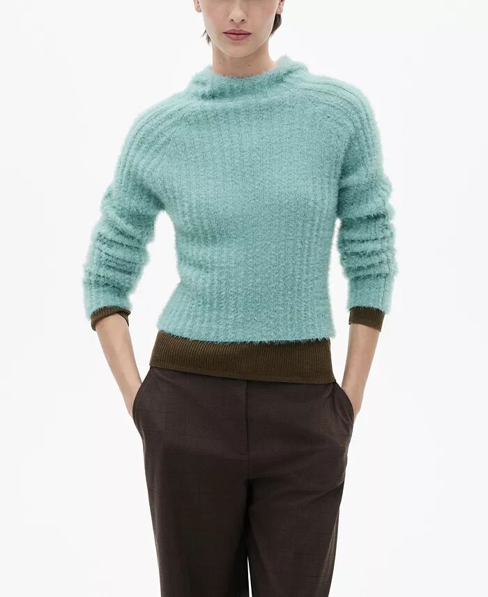 Женский мягкий свитер с капюшоном MANGO, синий
Женский мягкий свитер с капюшоном MANGO, синий