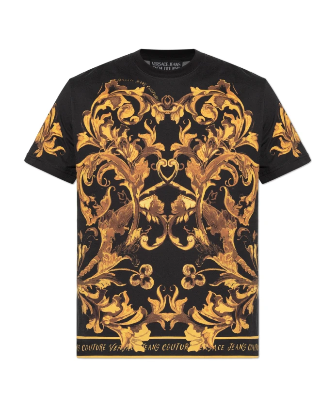 Футболка с принтом "барокко". Versace Jeans Couture, желтый
Футболка с принтом "барокко". Versace Jeans Couture, желтый