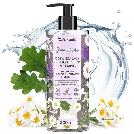 Гель для интимной гигиены для женщин с корой дуба и ромашкой, против раздражений и покраснений, средство для интимной гигиены pH-нейтральное для женщин - 300 мл Vis Plantis
Гель для интимной гигиены для женщин с корой дуба и ромашкой, против раздражений и покраснений, средство для интимной гигиены pH-нейтральное для женщин - 300 мл Vis Plantis