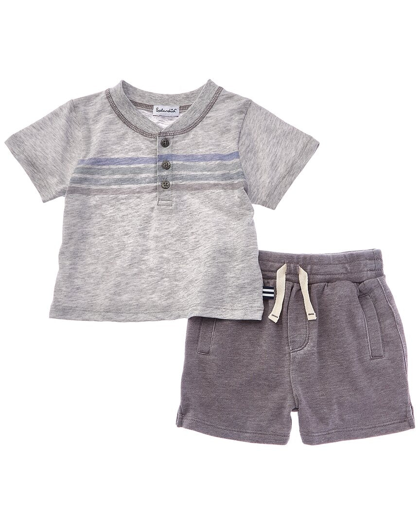 Splendid 2pc Getaway Stripe Футболка и шорты комплект, белый
Splendid 2pc Getaway Stripe Футболка и шорты комплект, белый