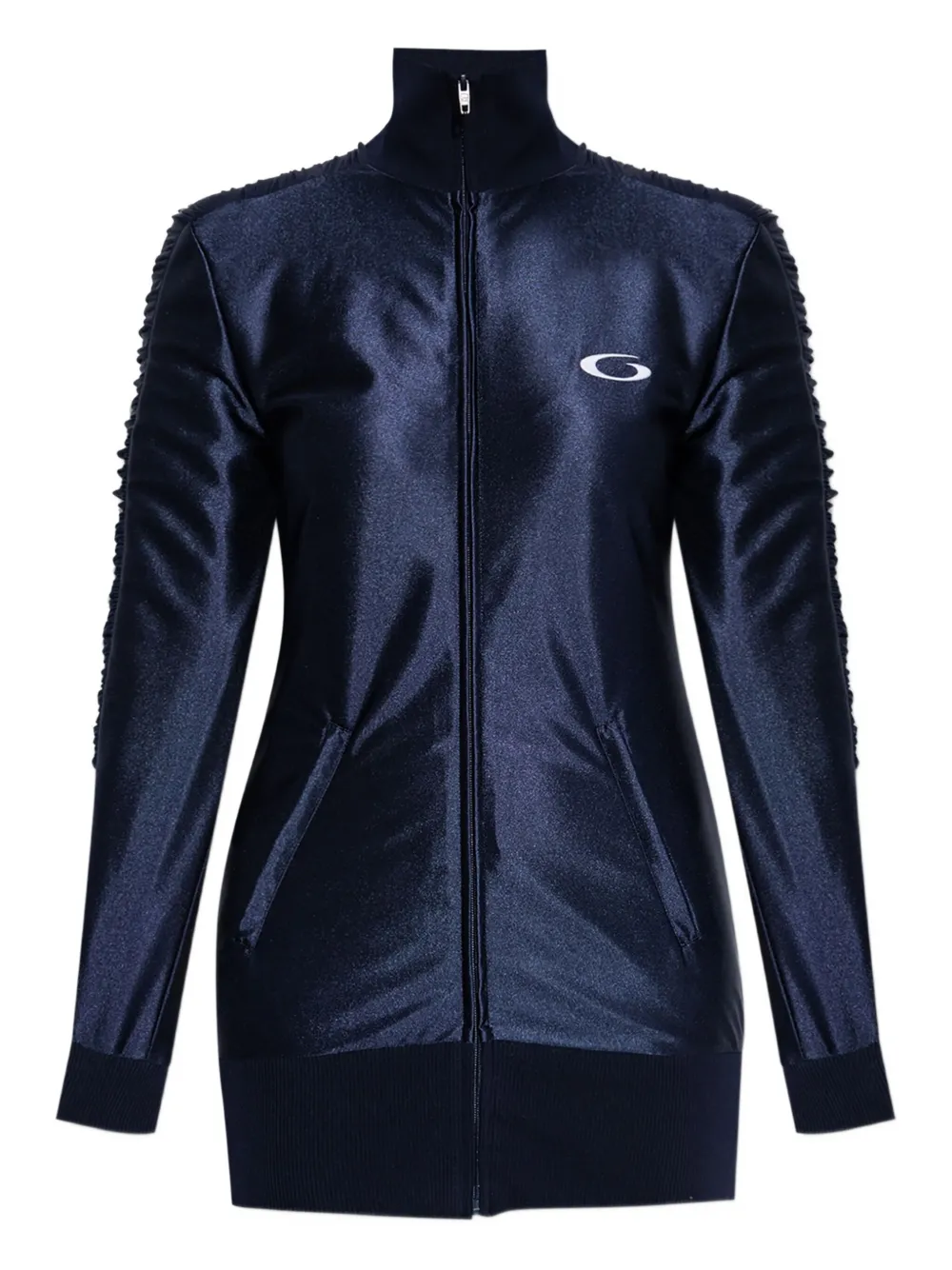 Платье на молнии со сборками BALENCIAGA, синий
Платье на молнии со сборками BALENCIAGA, синий