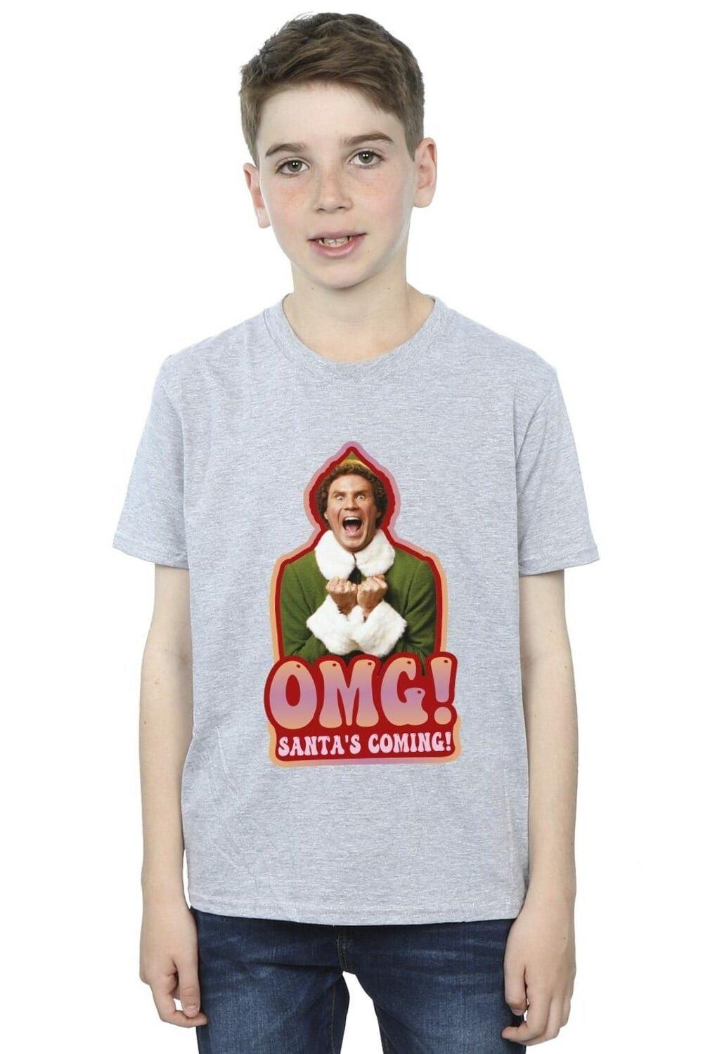 Футболка «Приход Санты» Elf, серый
Футболка «Приход Санты» Elf, серый