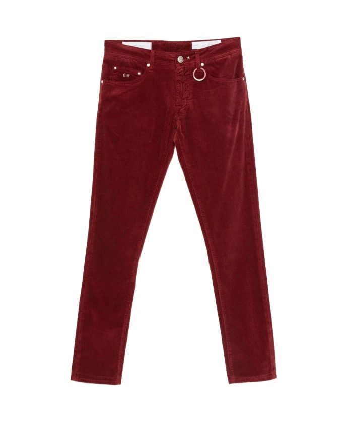 Темно-Красные вельветовые брюки с пятью карманами Tramarossa, красный
Темно-Красные вельветовые брюки с пятью карманами Tramarossa, красный