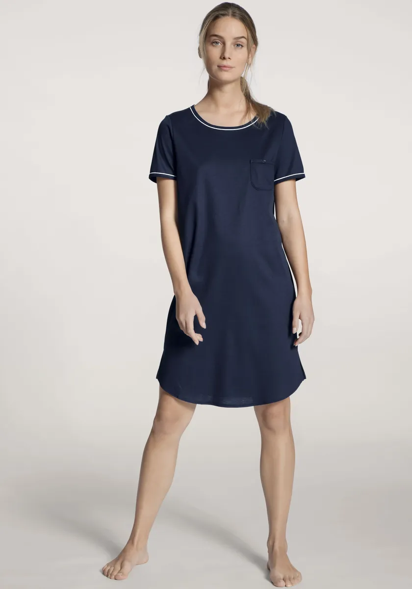 Ночная рубашка CALIDA "Sweet Dreams", длина ночной рубашки ок. 95 см, нагрудный карман, синий
Ночная рубашка CALIDA "Sweet Dreams", длина ночной рубашки ок. 95 см, нагрудный карман, синий