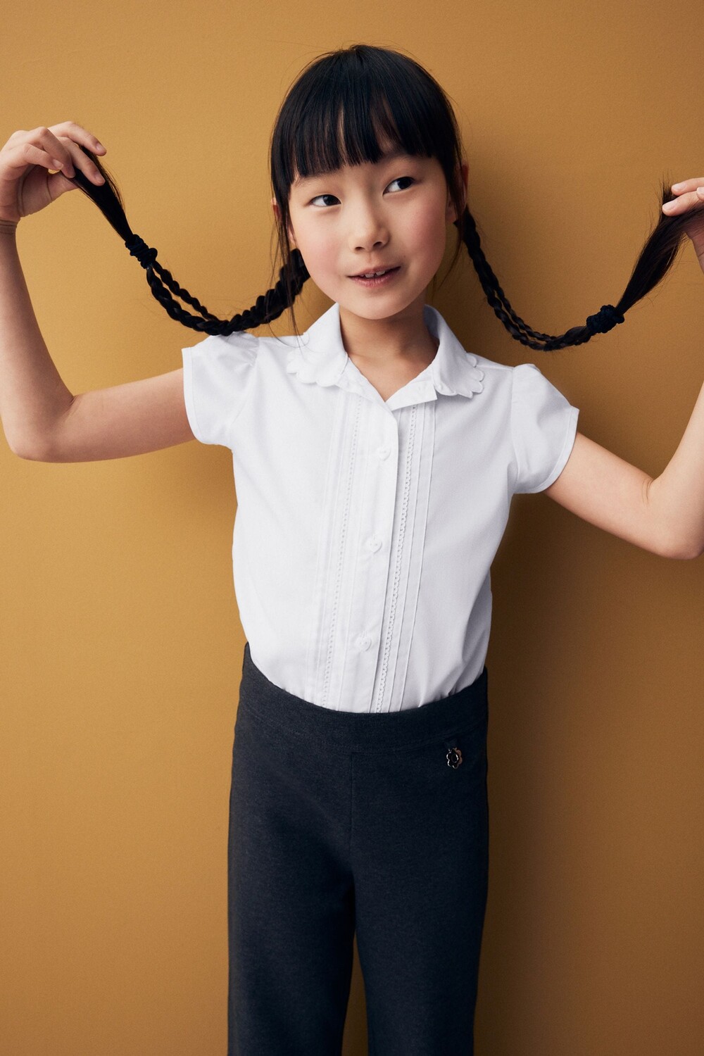 Школьная рубашка из плотного хлопка с фестончатым воротником (3 14 лет) Next, белый
Школьная рубашка из плотного хлопка с фестончатым воротником (3 14 лет) Next, белый