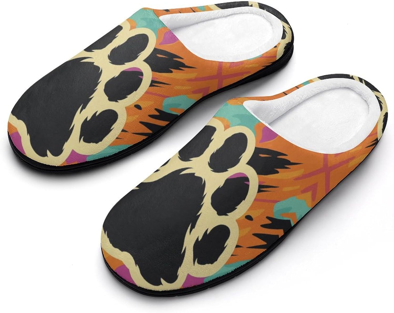 Мужские хлопковые тапочки Neon Galaxy Planets для дома и улицы, теплые, удобные, мягкие и с противоскользящей подошвой Daihanle, Paw & Colorful Tiger Print
Мужские хлопковые тапочки Neon Galaxy Planets для дома и улицы, теплые, удобные, мягкие и с противоскользящей подошвой Daihanle, Paw & Colorful Tiger Print